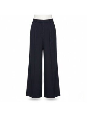 Express Womens Black Wide-Leg Stylist Pants Stylish Design Sz 12R